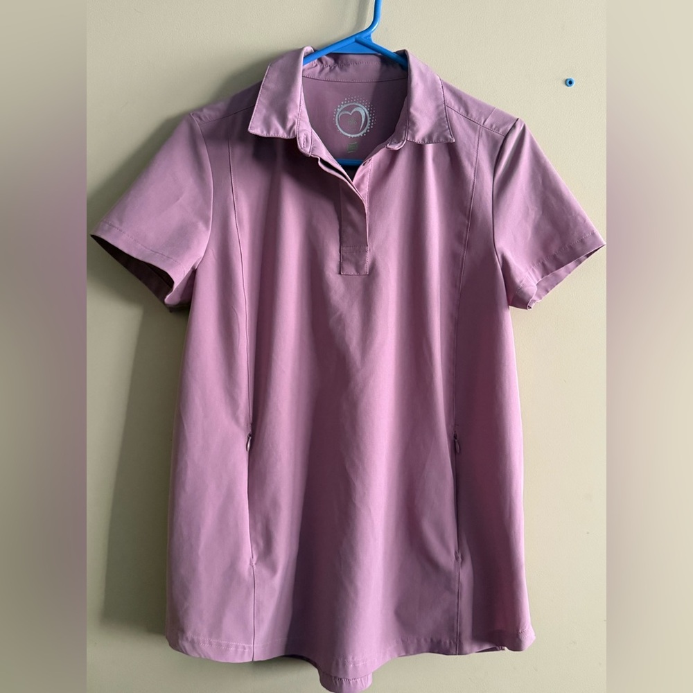 Health Pro Scrub Polo Shirt
Size XS